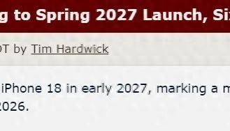 新 iPhone 发布时间变了，每年发布 6 款新机型？