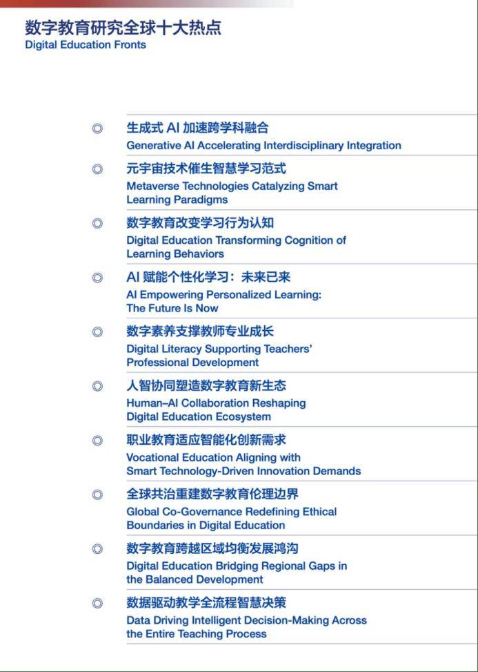 数字教育研究全球十大热点，发布！